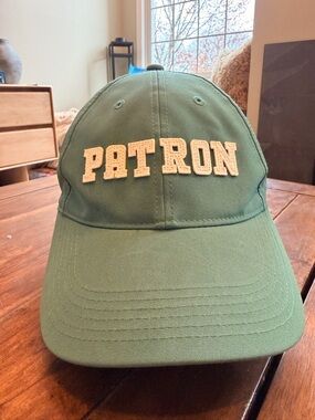Swannies Green Baseball Cap with Cream Appliqué